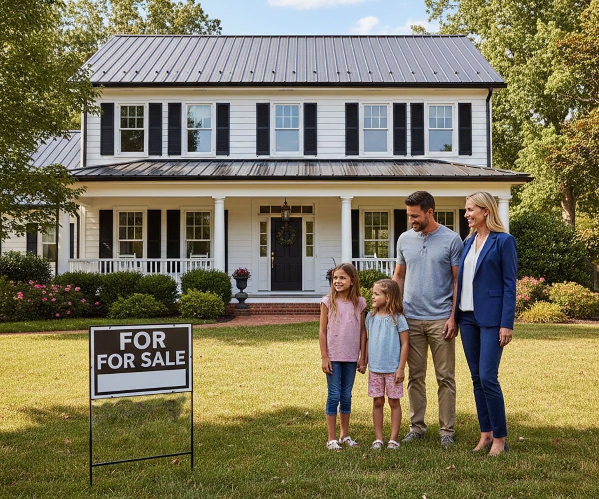 Cleveland OH family viewing a home for sale in Northeast Ohio with top-rated local real estate agent Ericka Bazzo at On Target Realty