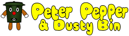 Peter Pepper & Dusty Bin Logo