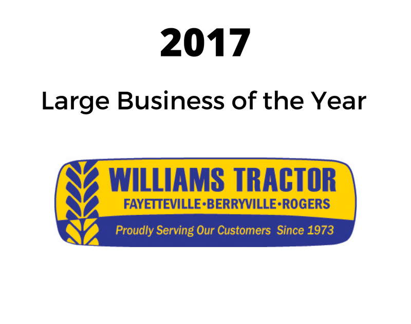 williams tractor is a large business of the year in 2017