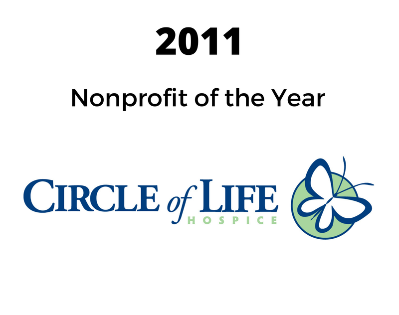 2011 nonprofit of the year circle of life hospice