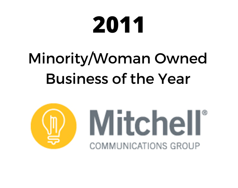 mitchell communications group has been named minority woman owned business of the year