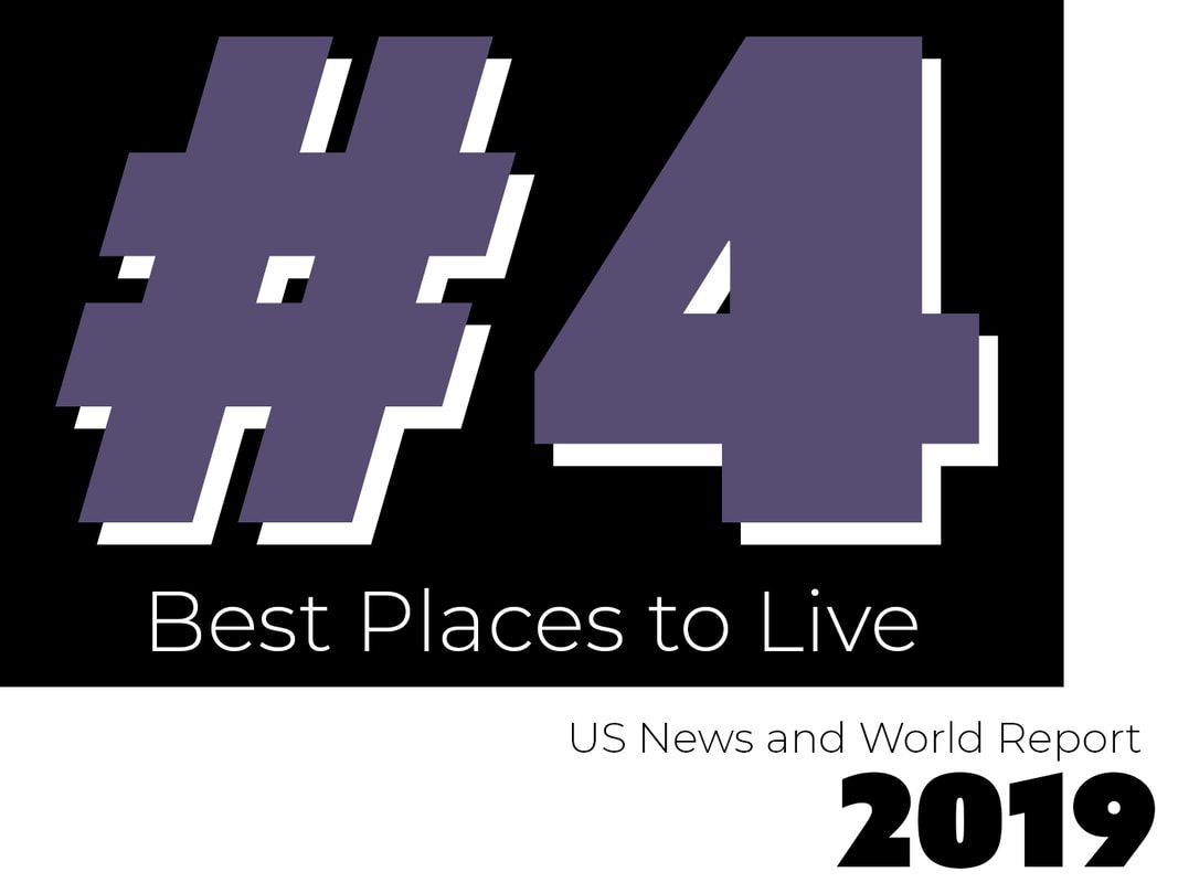 a logo for the best places to live in 2019