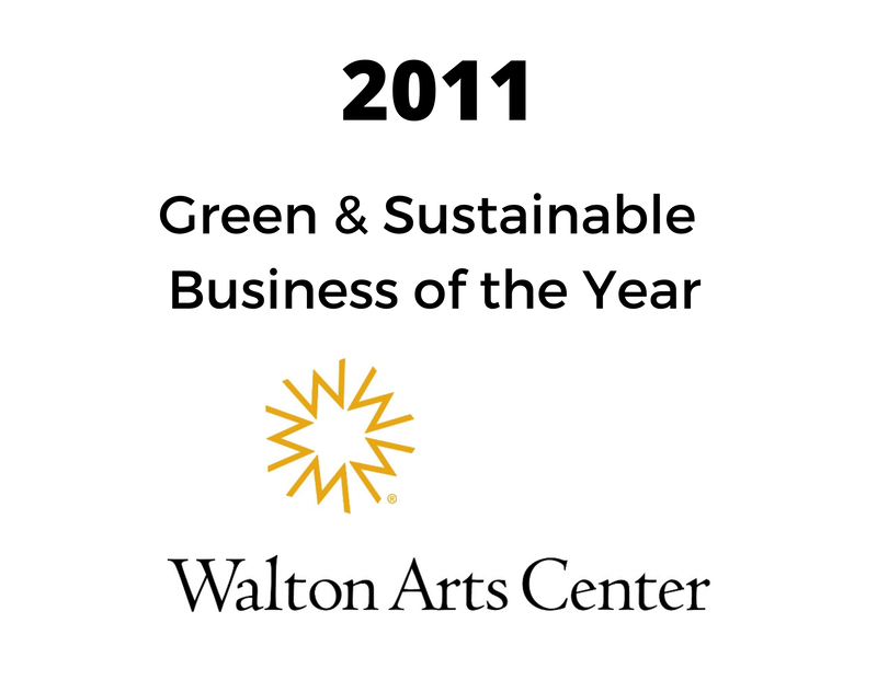 the walton arts center is a green and sustainable business of the year