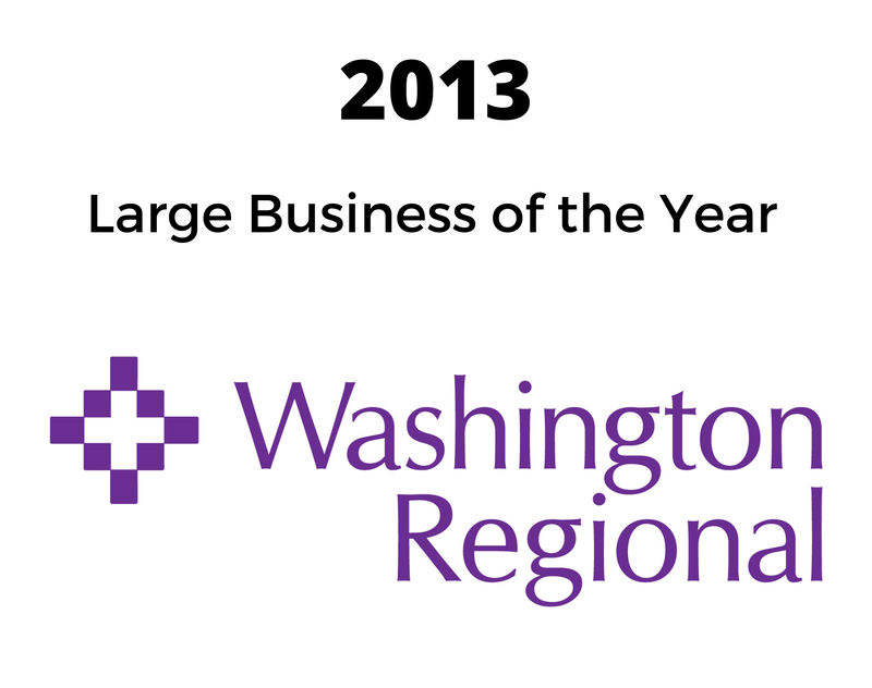 the logo for the washington regional large business of the year