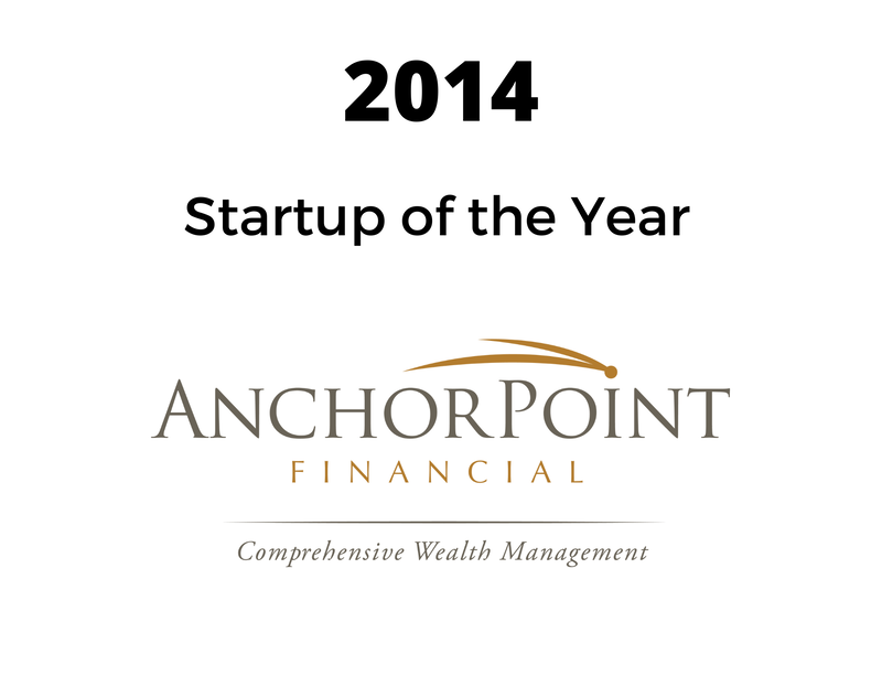 anchor point financial was named startup of the year in 2014