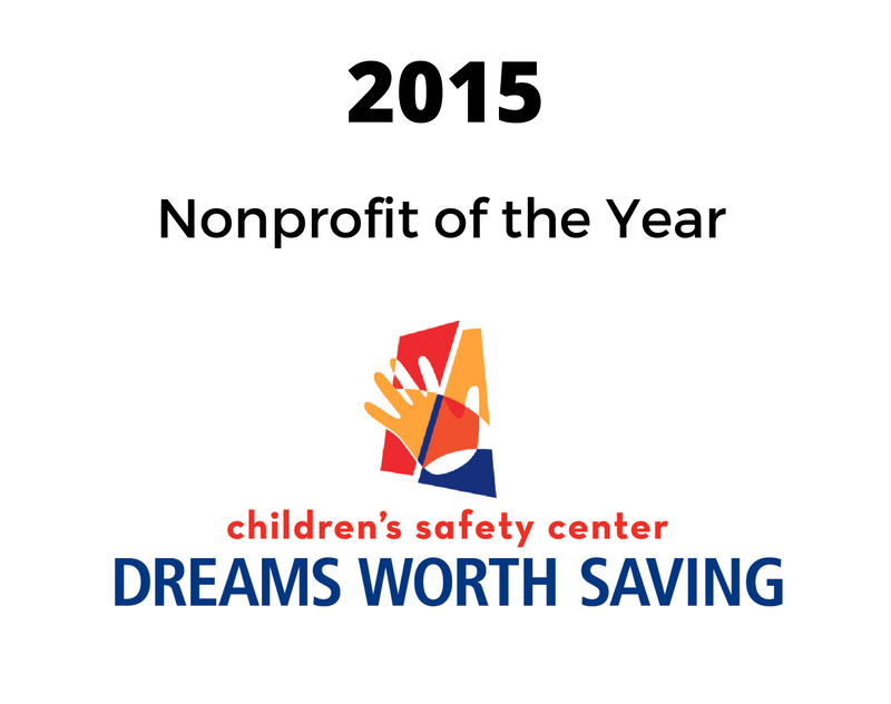 a logo for the children 's safety center dreams worth saving