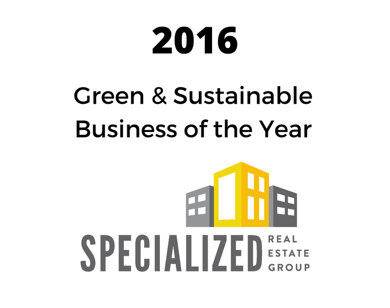 the specialized real estate group is a green and sustainable business of the year