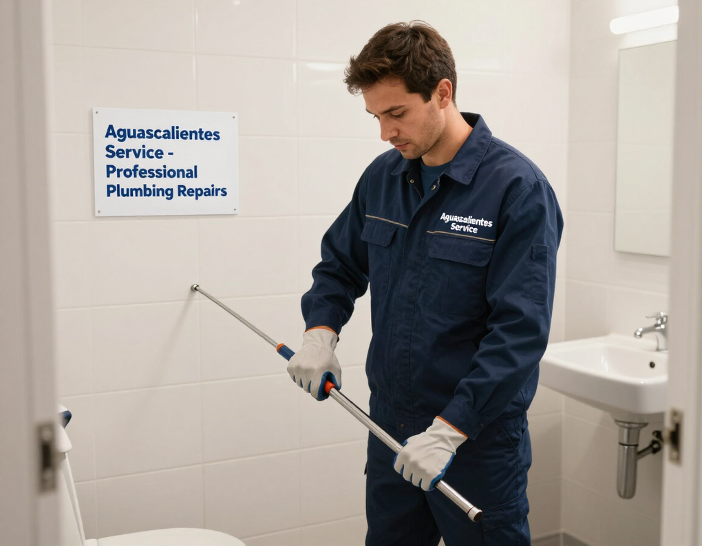 Destapacaños en baño