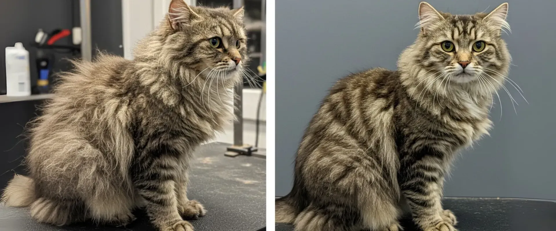 groom long-haired cats