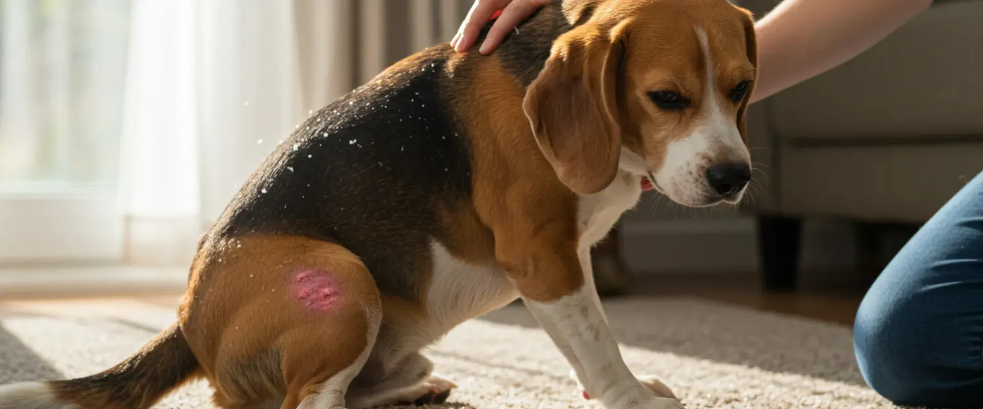dry skin in dogs