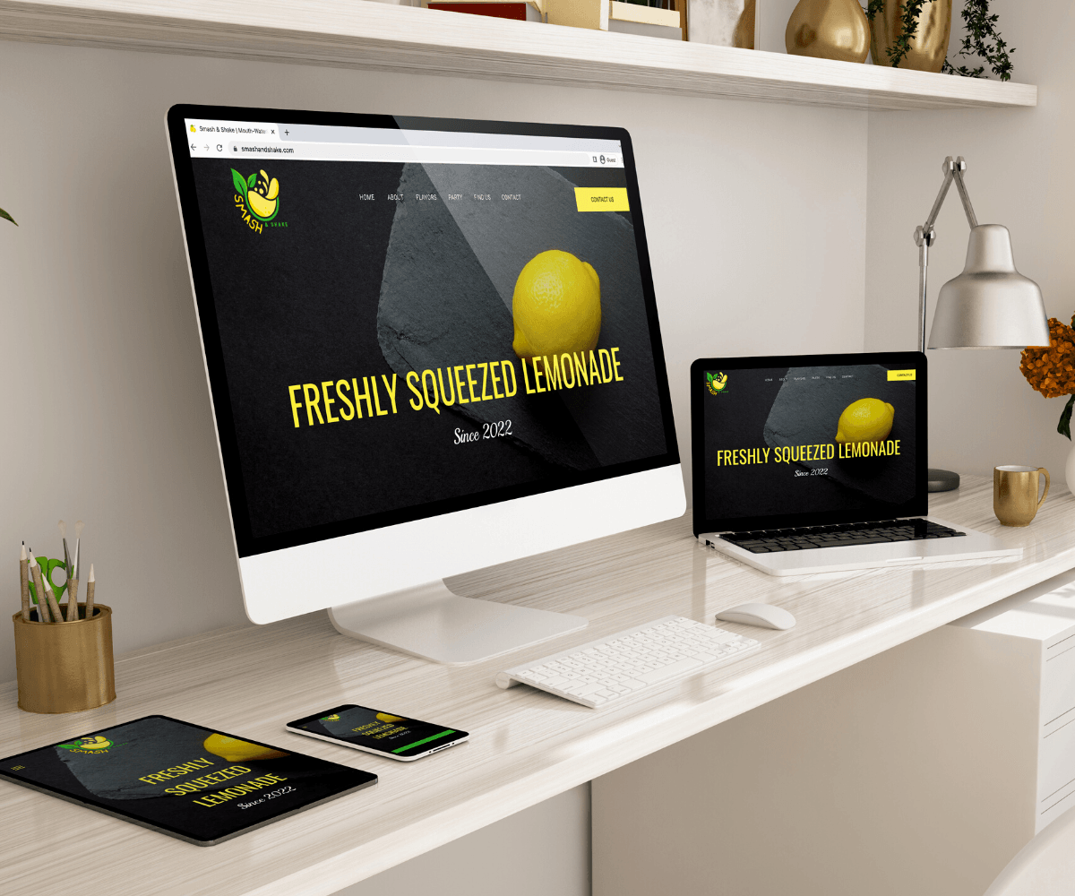 Lemonade Stand Website Design