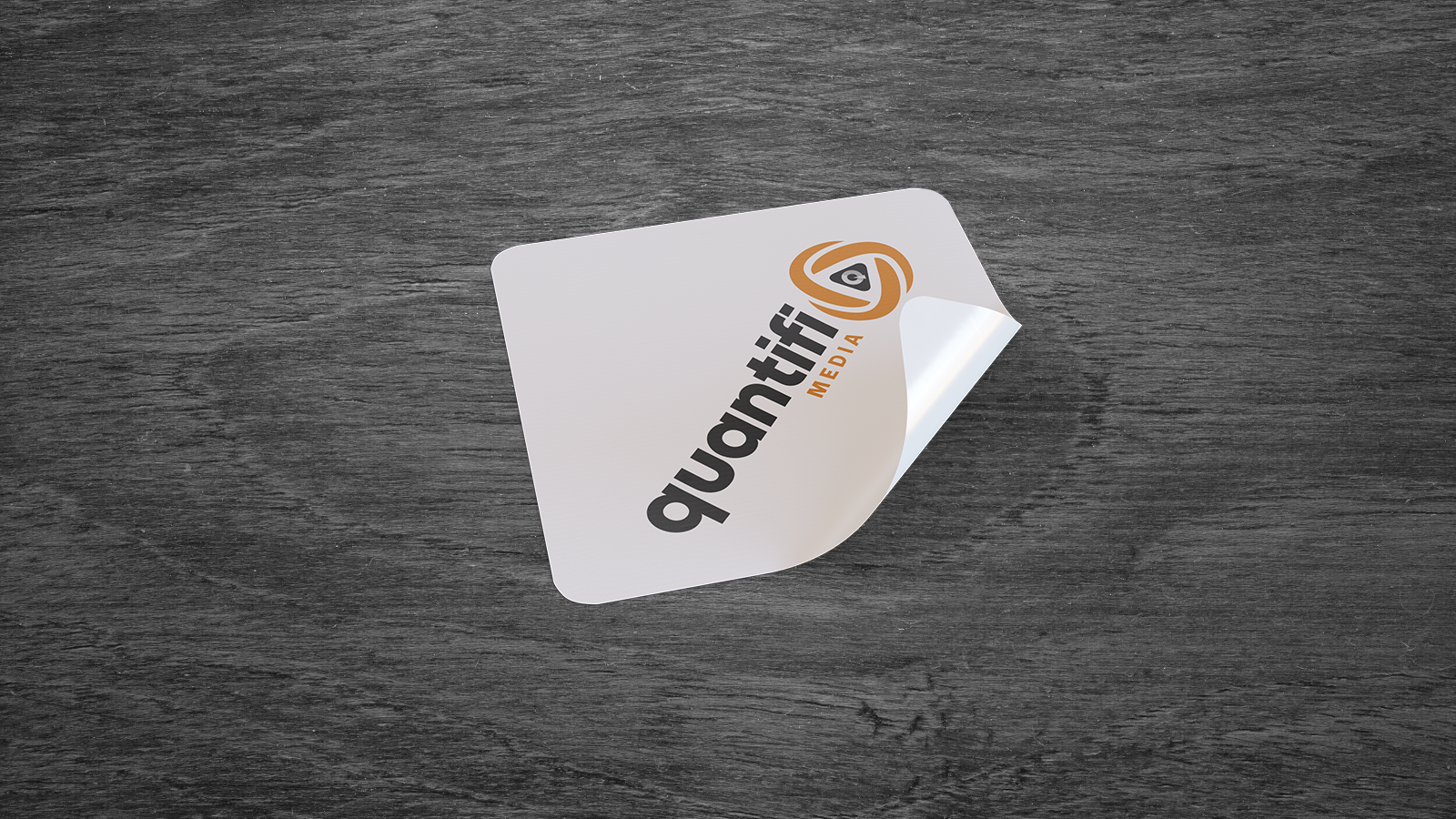 Square customizable logo packaging sticker