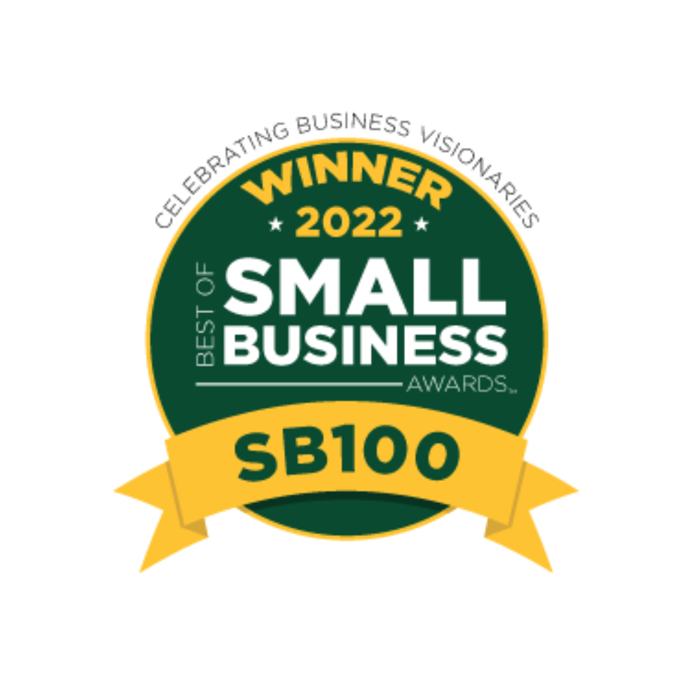 2022 Best Small Business 100 Award Winner