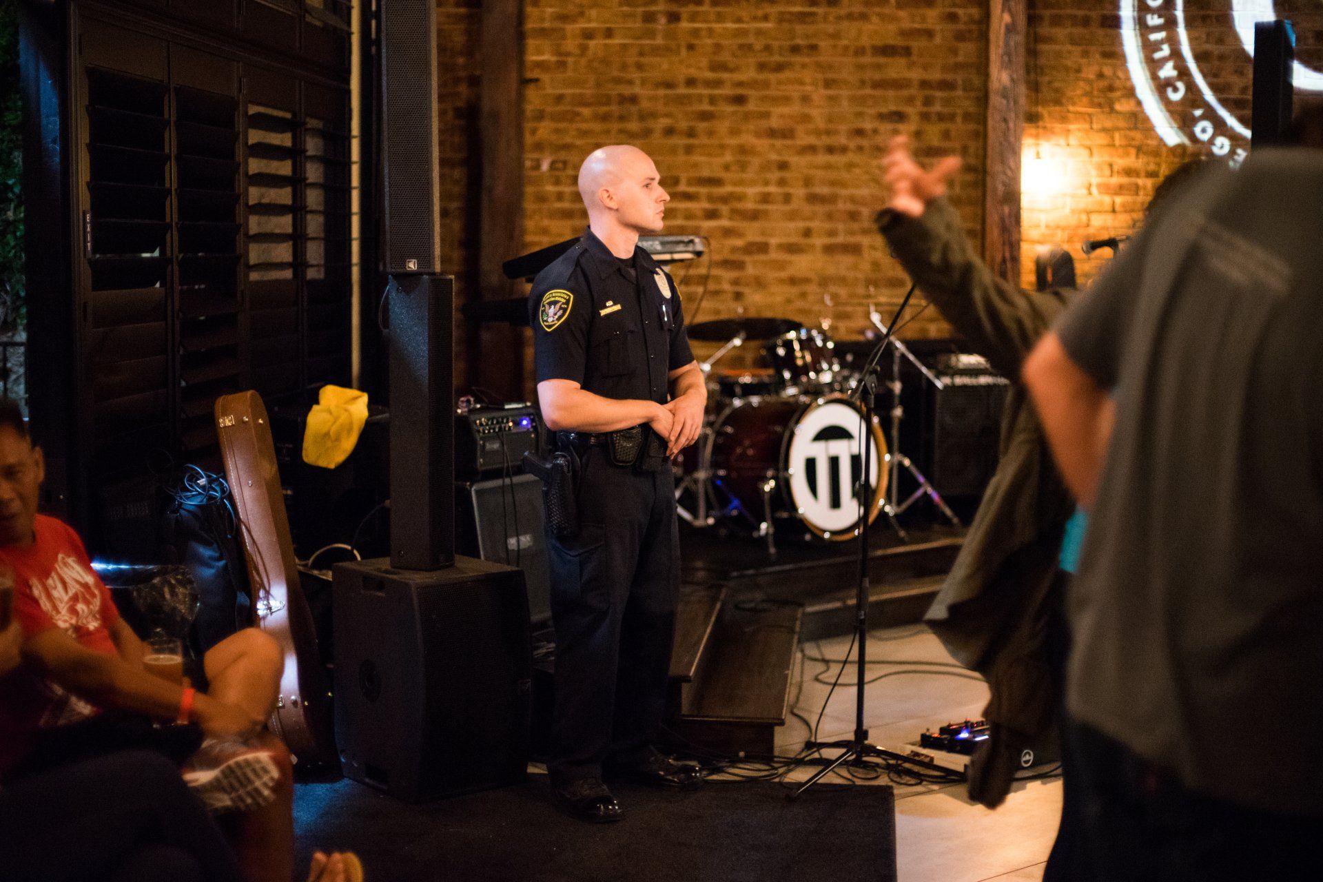 Male Security Officer Standing — San Marcos, CA — Wyatt & Associates Protection Division