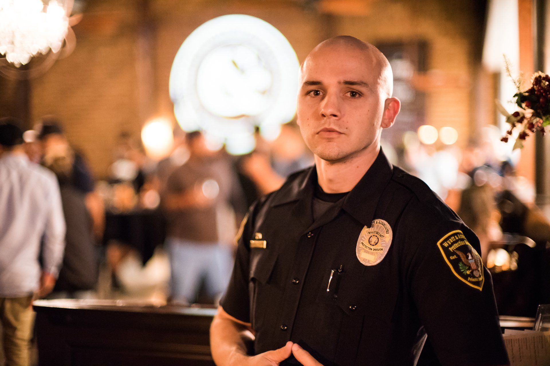 Security Guard Using Mobile Phone — San Marcos, CA — Wyatt & Associates Protection Division