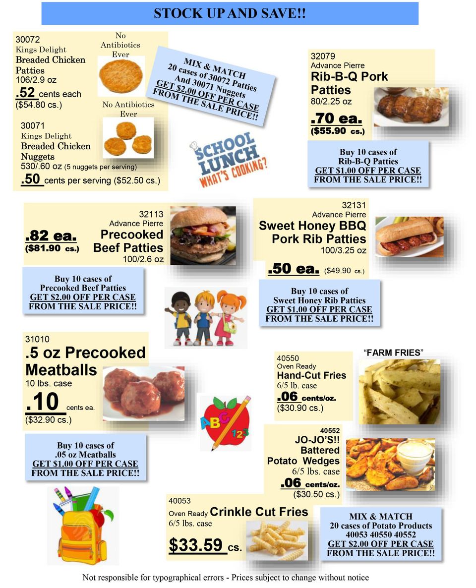 School Flyer Lincoln, Rhode Island Original Crispy Pizza Crust Of