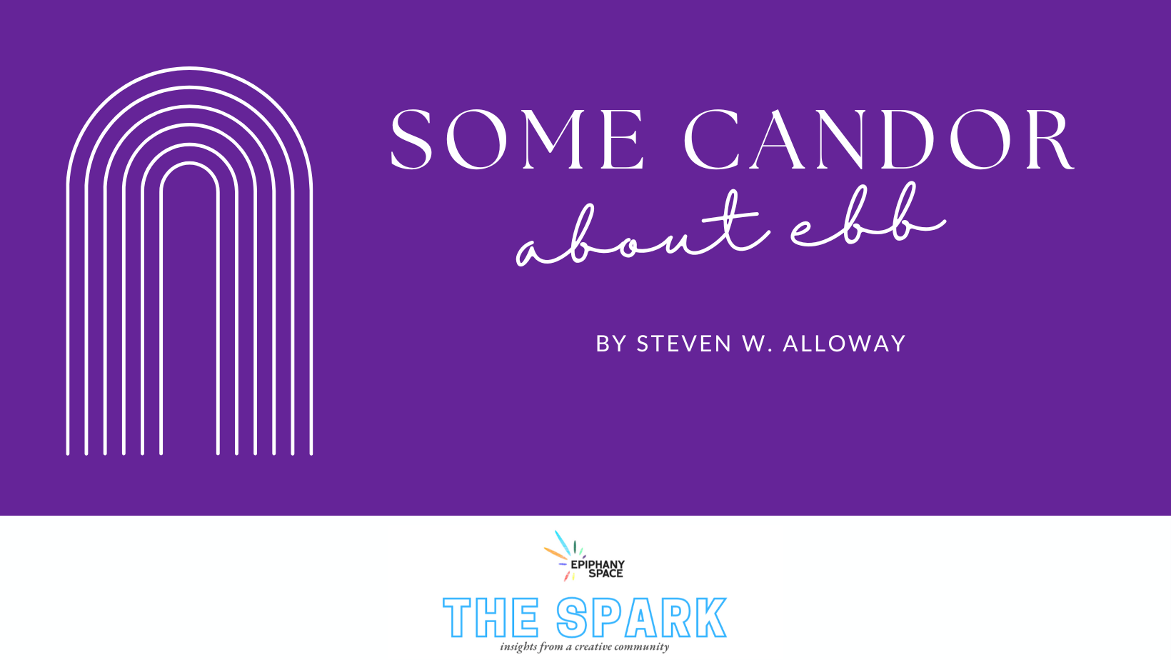 Creative ebb and flow during difficult seasons of life and healing.