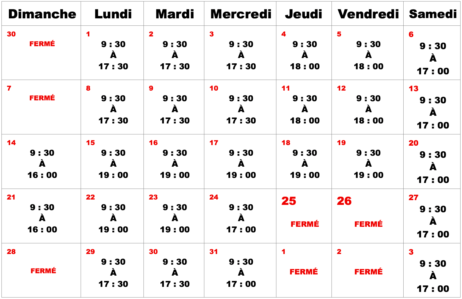 Un calendrier pour décembre 2023 avec une canne en bonbon dessus.