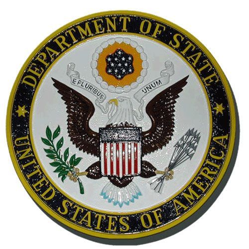 Department of State Plaque