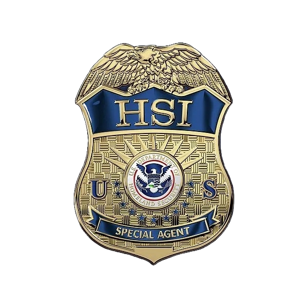 HSI Badge Plaque