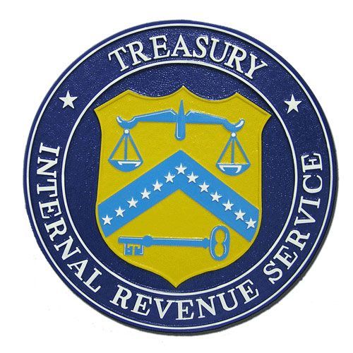 IRS Badge Plaque