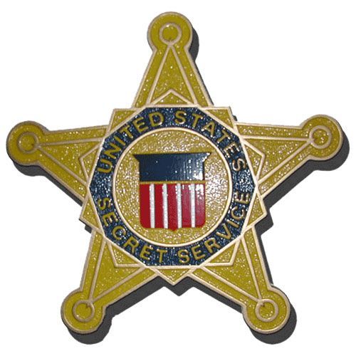 Secret Service Badge Plaque