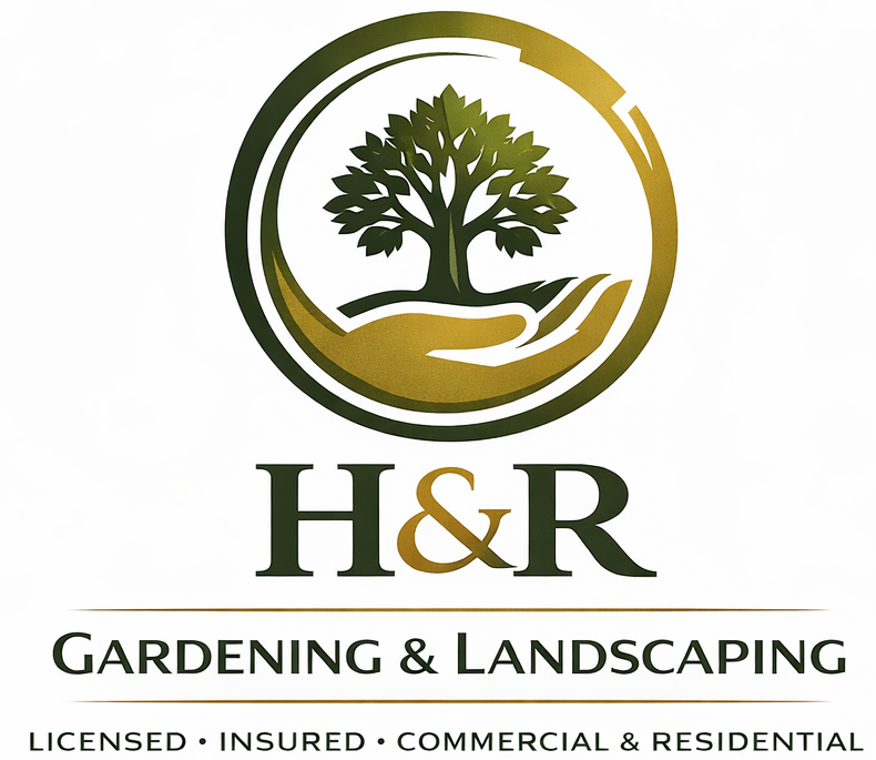 Logo: A tree held in a cupped hand within a circle. 