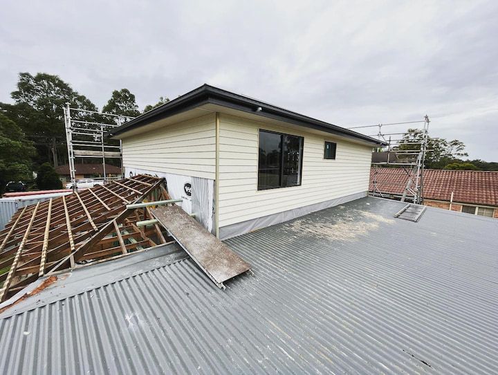 House Roof Repair On A Second Floor - Professional Home Renovations in Newcastle, NSW