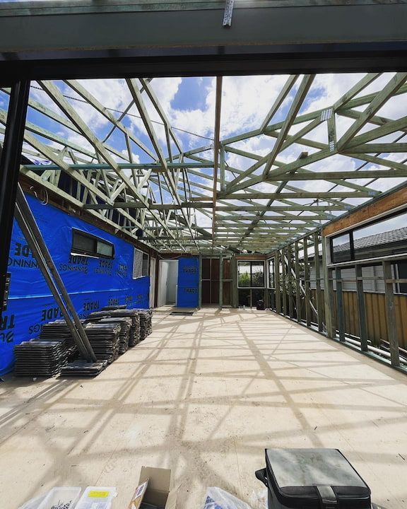 In Progress Construction Of A House - The Leading Building Company in Cooranbong, NSW