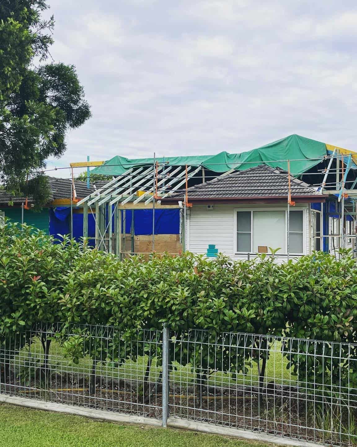 A View Of House With On Going Renovation - Professional Builder in Lake Macquarie, NSW