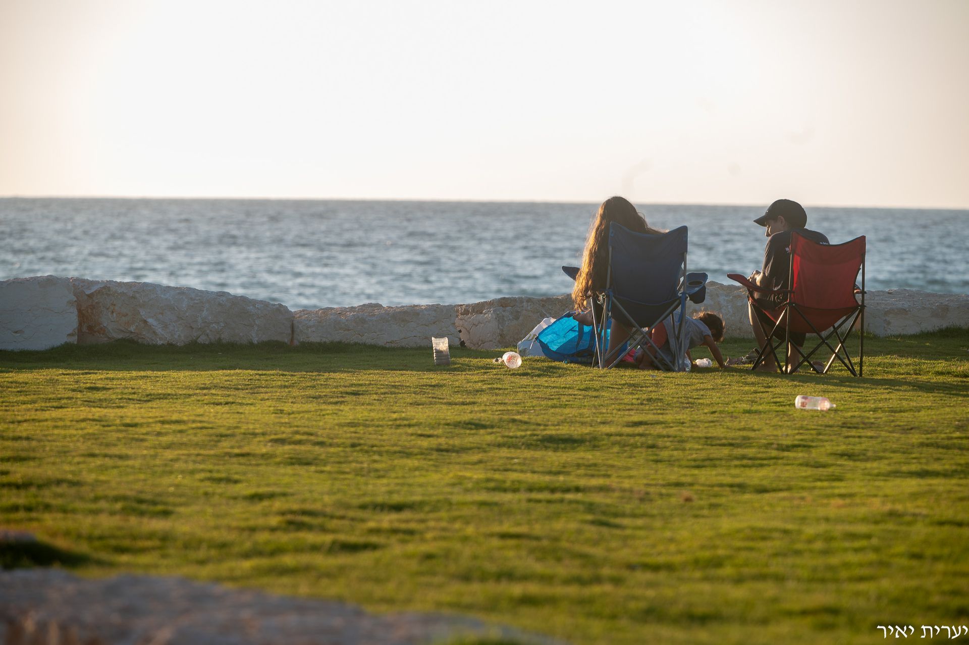 צלמת מקצועית צילמה בשקיעה