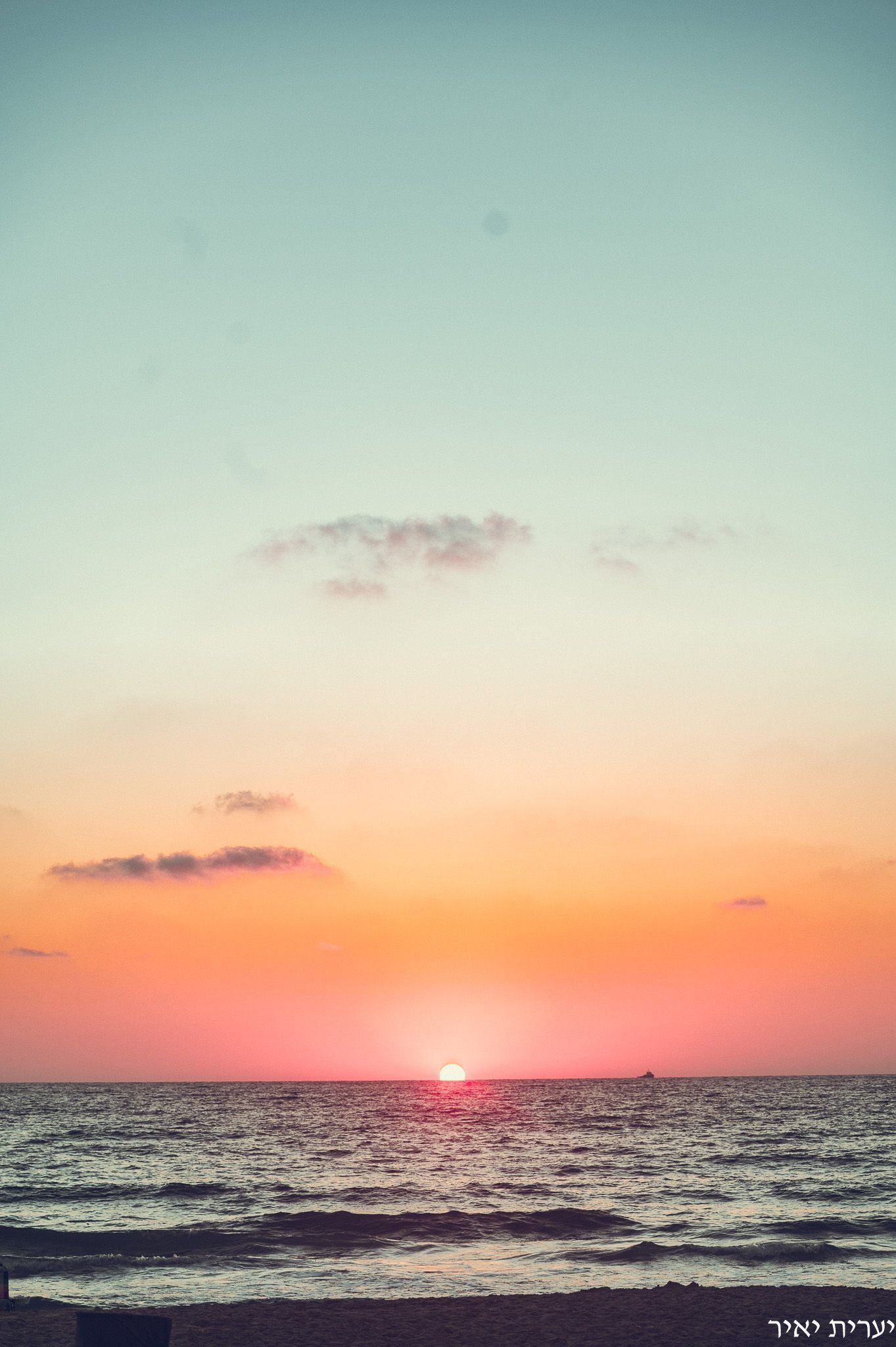 צלמת מקצועית צילמה בשקיעה