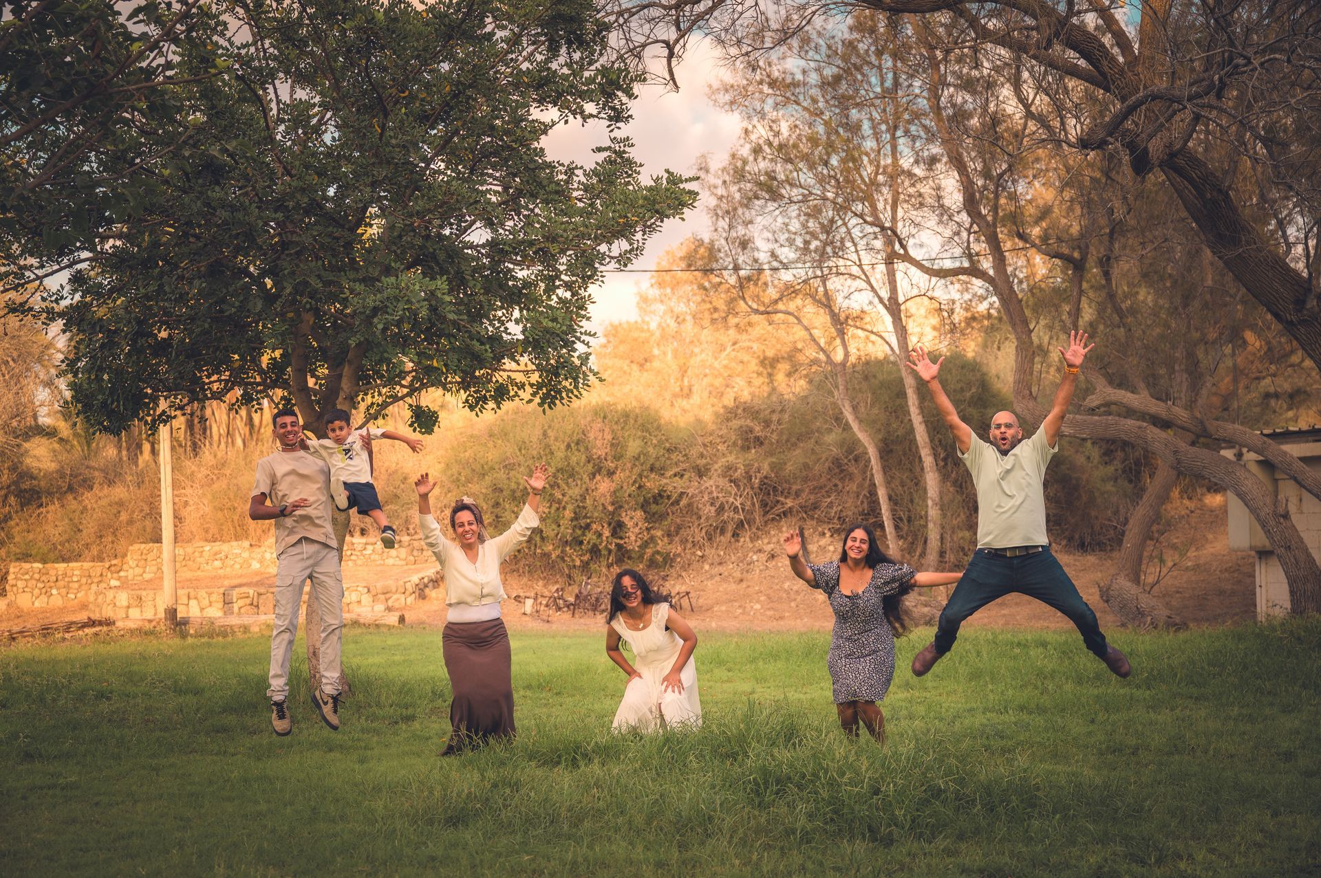 בוק בת מצווה; צילומי משפחה בטבע