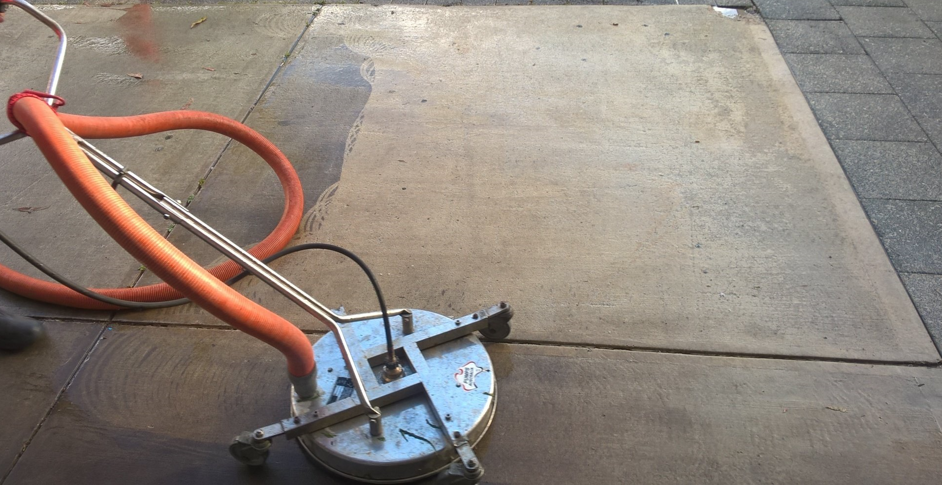 power washing patio