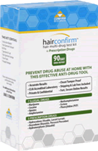 A box of hair confirm prevent drug abuse at home with this effective anti drug tool