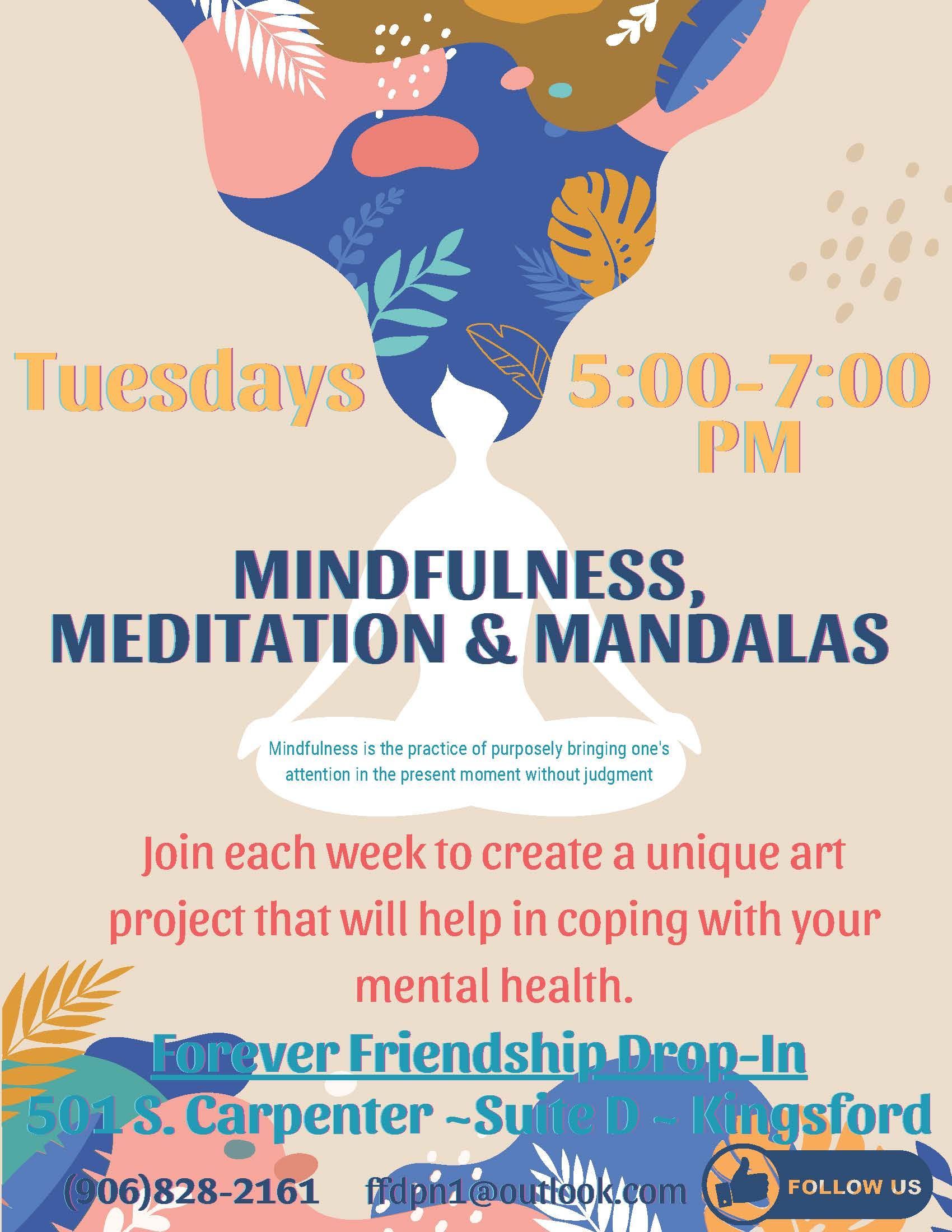 Mindfulness, Meditation & Mandalas