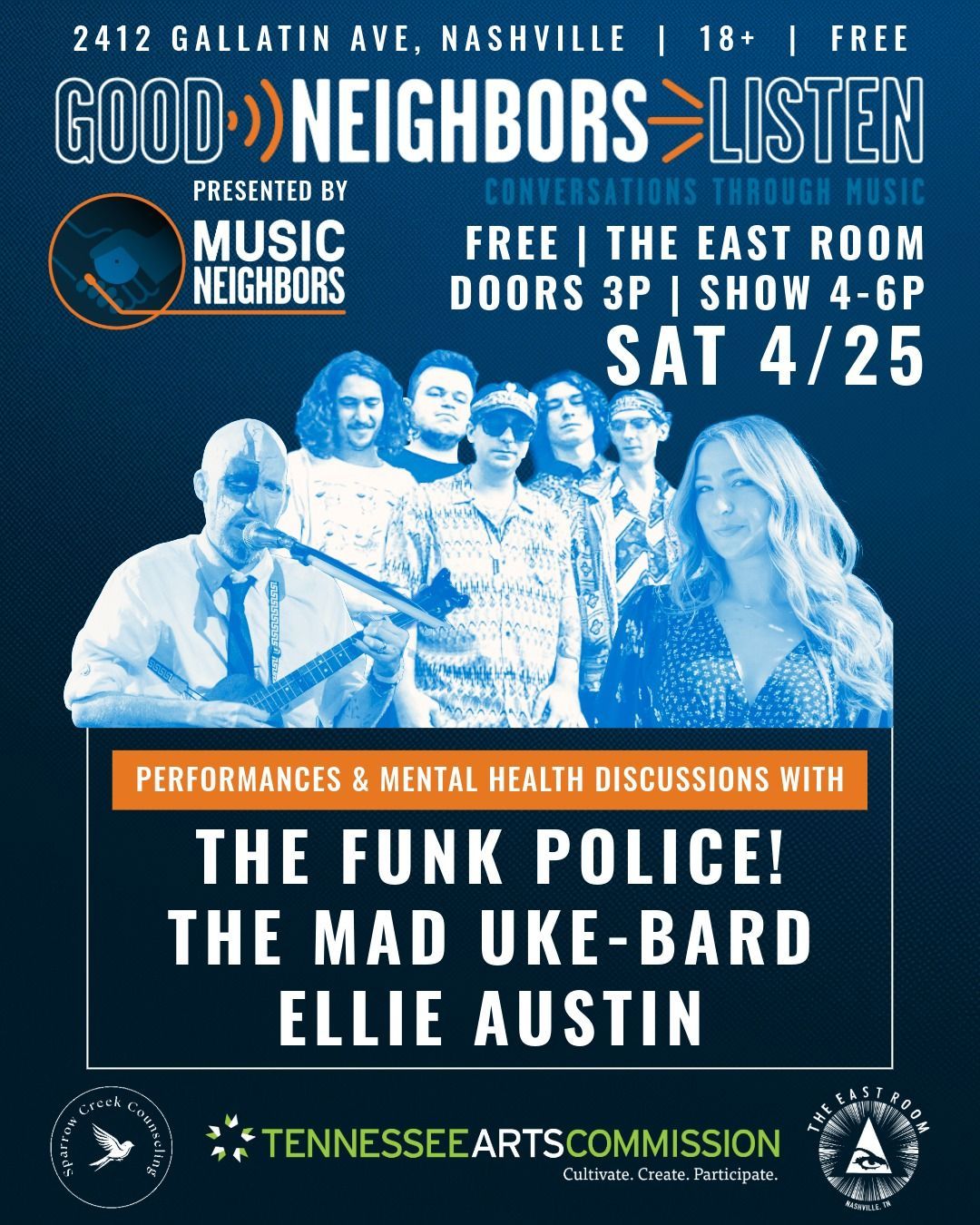 Sat 3/7 Good Neighbors Listen Concert