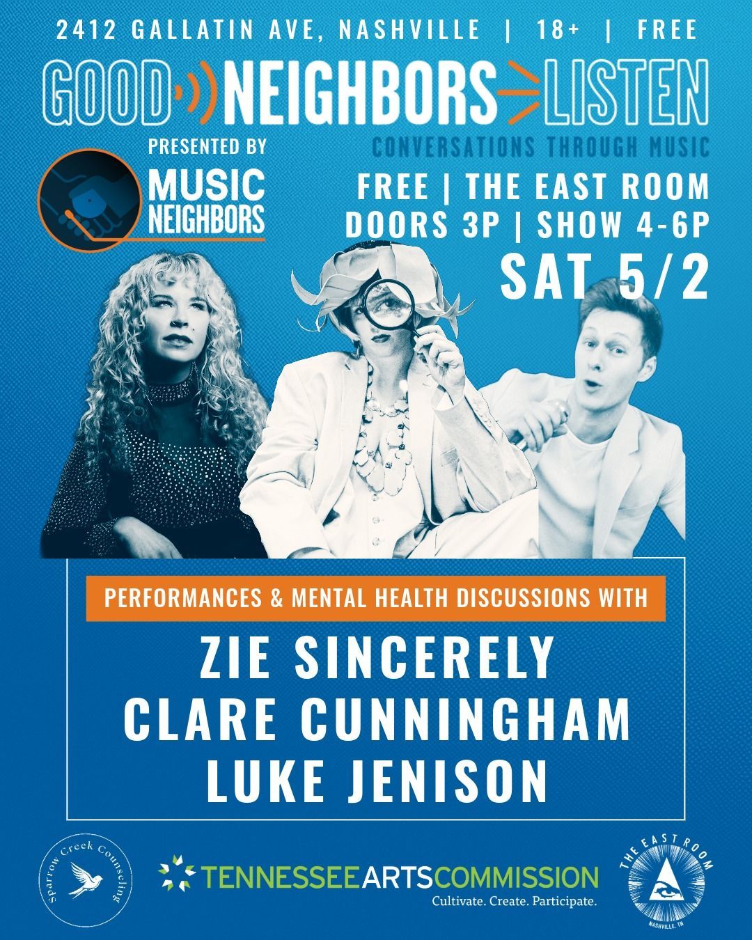 Sat 3/28 Good Neighbors Listen Concert