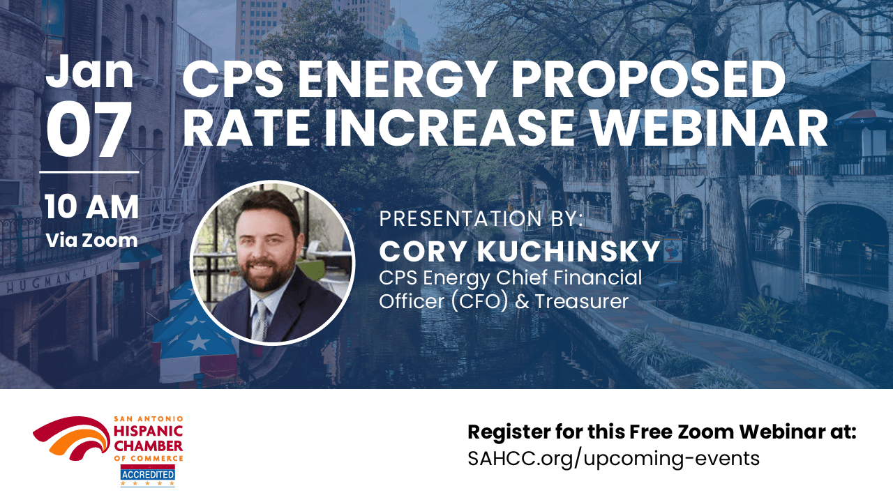 SAHCC Webinar with CPS Energy on Proposed Rate Increase