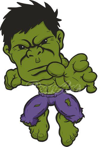 Hulk cartoon comic movie caricature