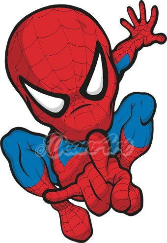 Spiderman cartoon comic movie caricature