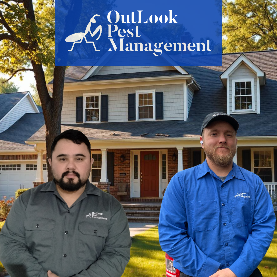 OutLook Pest Management Owner Rudy and Technician Albert. Both team members of OutLook Pest Management