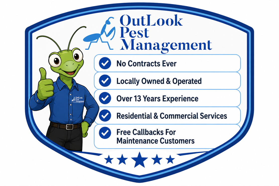 No contracts ever, Locally owned and operated, over 13 years experience badge.