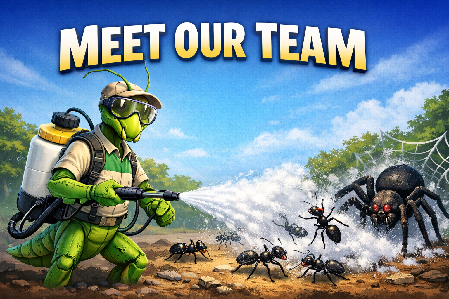 Meet our team banner.