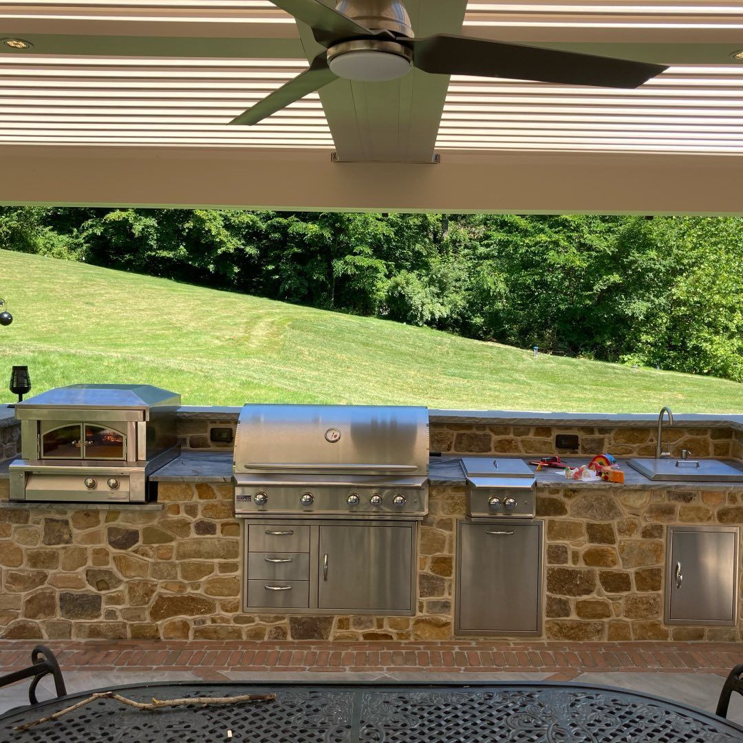 Outdoor Kitchen — Chester County, PA — Convergent Masonry, LLC