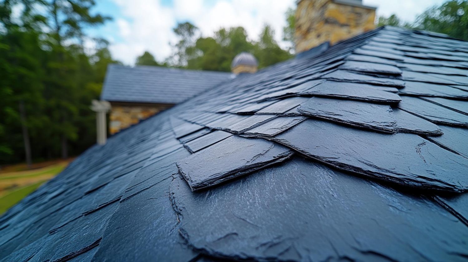 DaVinci roofs are crafted from composite materials designed to withstand extreme weather conditions.