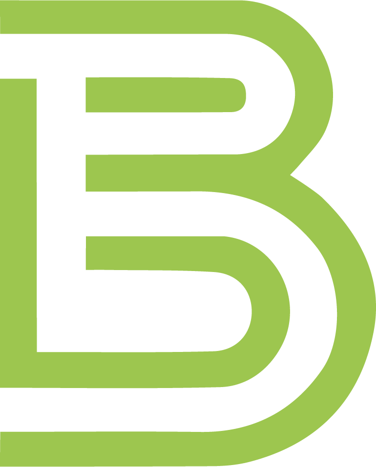 Grüner Buchstabe B