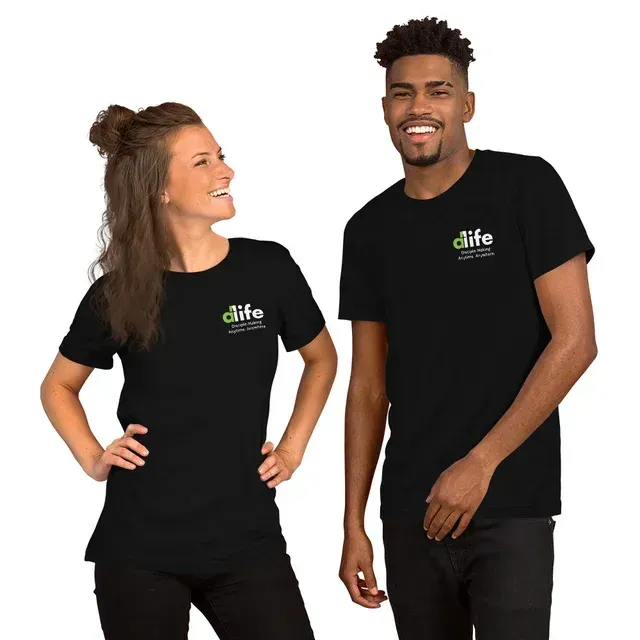 D-Life T-Shirt (Soft/Unisex) - Ash