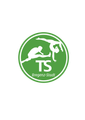 Ein grünes Logo mit zwei Personen, die im Kreis einen Handstand machen.