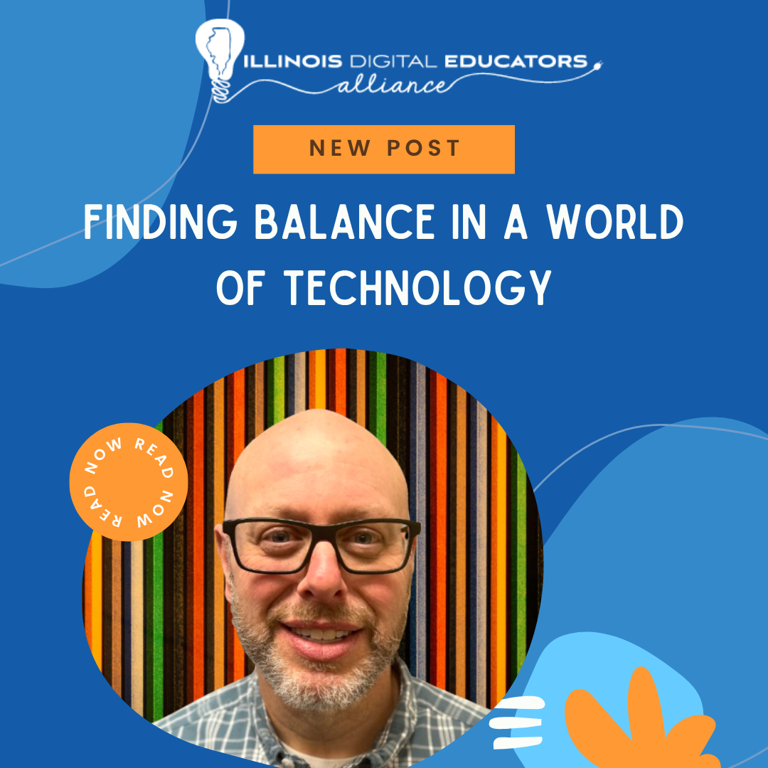 Man in glasses, smiling, new blog post titled,